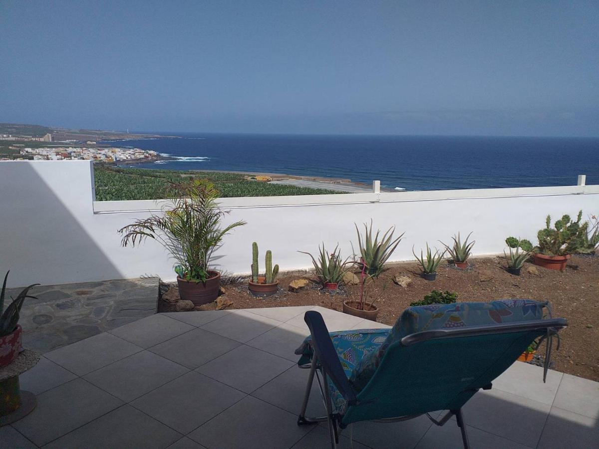 Las Pardelas, Ferienhaus mit Meer-, Küsten- und Bergblick im grünen Norden Teneriffas Las Cruces  Exterior foto
